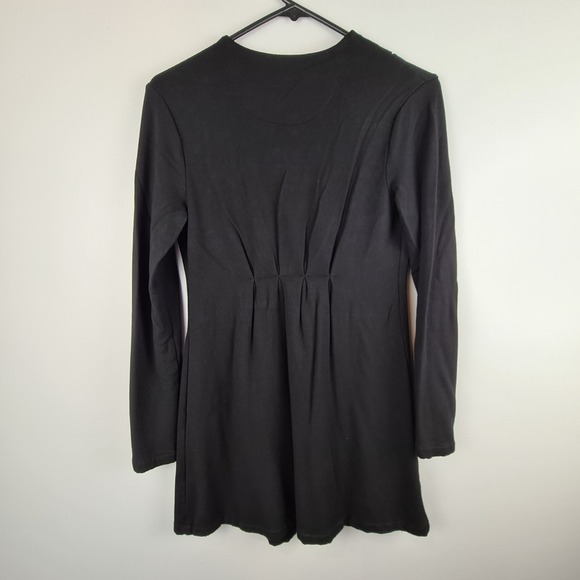 Soma Live Lounge Wear Cardigan Women's XS Black One Button Soft Stretch Modal - Picture 9 of 9